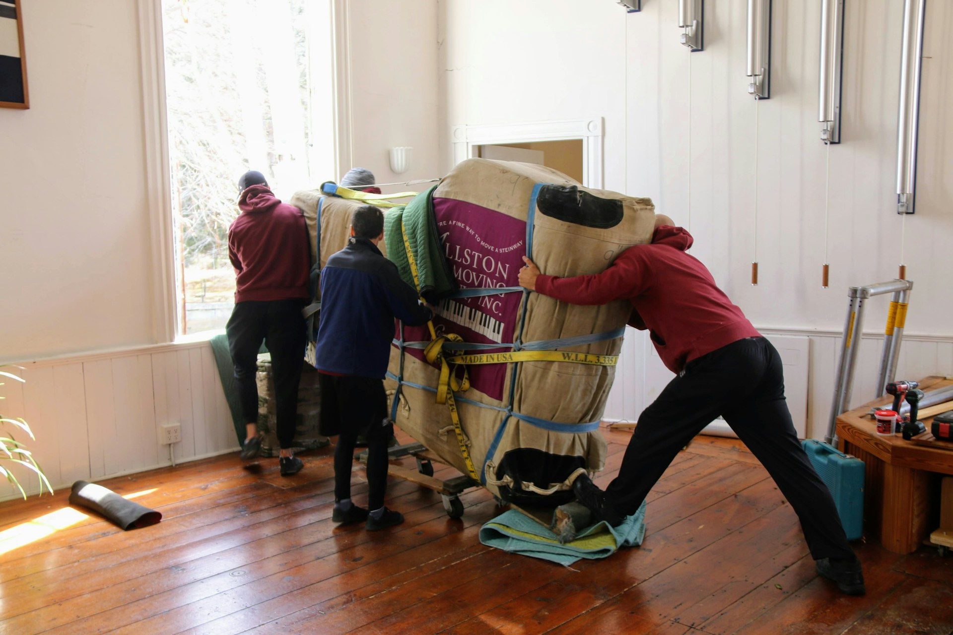 Moving safes, pool tables and grandfather clocks